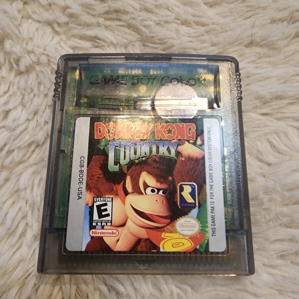 Nintendo Game Boy Color Donkey Kong Country GBC Video Game